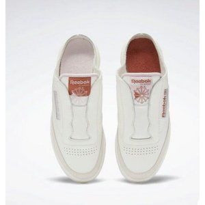 Reebok Club C Laceless Mule Women's Shoes SIZE 10 color white (#22)